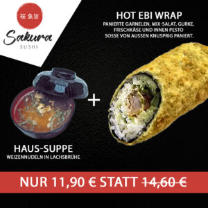 Hot Ebi Wrap Menu